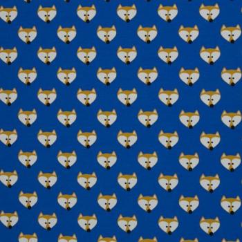 Baumwolljersey Lovely Favs Blau von Cherry Picking by Swafing